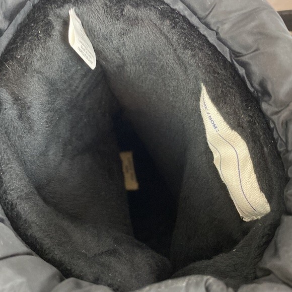 Land’s End Black Expedition Fur Lined Rain & Snow Boots 7 - Picture 7 of 8